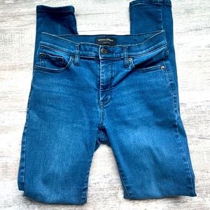Banana Republic High Rise Dark Wash Skinny Fit Jeans